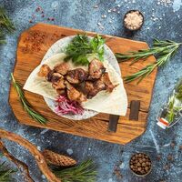 Шашлык из cвинoй шеи в Ботаника