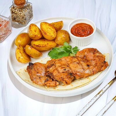 Куриный шашлык с картофелем бейби в Магбургер & Братья Караваевы по цене 285