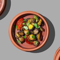 Жареный картофель с кинзой в Хачапури и вино