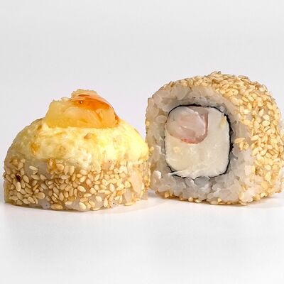 Запеченный ролл Тайская креветка в Филка роллы по цене 515 ₽