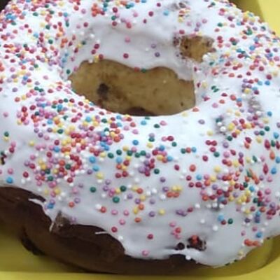 Кулич творожный в Пышнотесто по цене 690 ₽