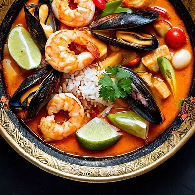 Том ям с морепродуктамив Лапша по цене 799 ₽