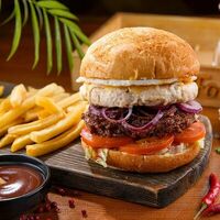 Бургер Капитан Америка в ЧиллДОМ