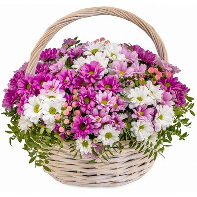 Композиция в корзине Предвкушение в FLORISTICA по цене 6950 ₽