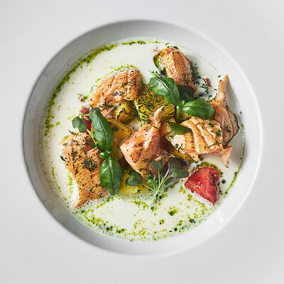 Сливочная уха в Sabor de la Vida по цене 1250 ₽