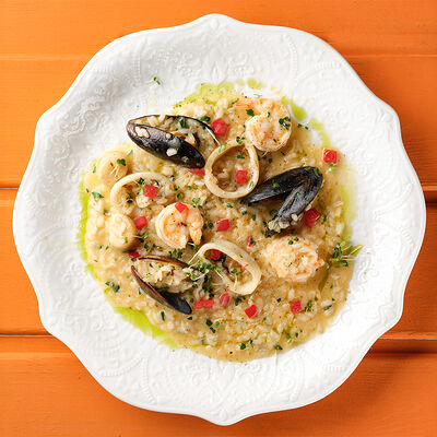 Ризотто с морепродуктами в Сорренто by Novikov по цене 1490 ₽