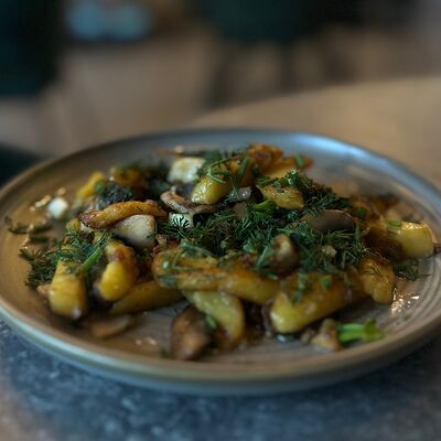 Жареная картошка с грибами в Реган по цене 450 ₽