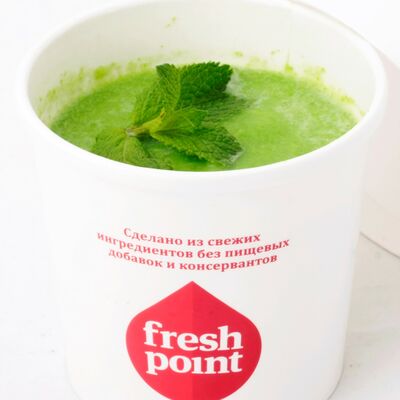 Суп Зеленый горошек и мята в Fresh point по цене 135 ₽