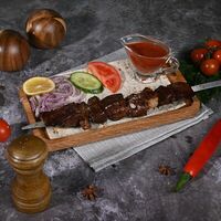 Запеченная печенка с курдюком в Karavan catering