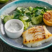 Спинка трески на гриле в Вкусновица