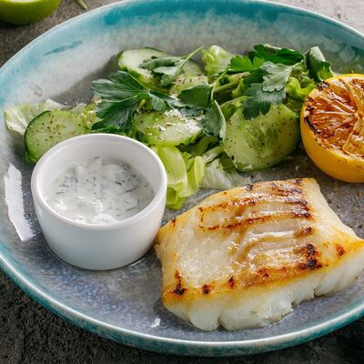 Спинка трески на гриле в Вкусновица по цене 1090 ₽