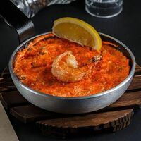 Рис с креветками и лососем под Яки соусом в Гастробар Б&Б