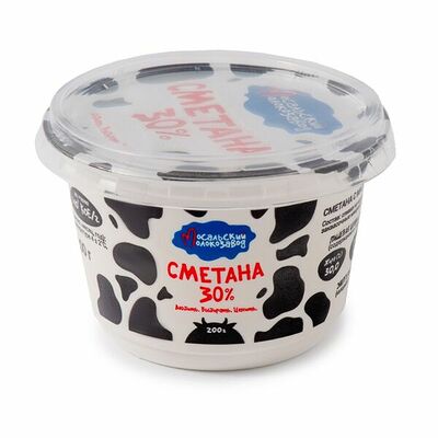 Сметана 30%, Мосальский молокозавод Бзмж в Азбука Вкуса Экспресс Меню по цене 159 ₽