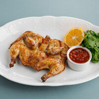 Цыпленок-корнишон в Терраса