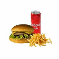 Чизбургер комбо в ХОХО БУРГЕР