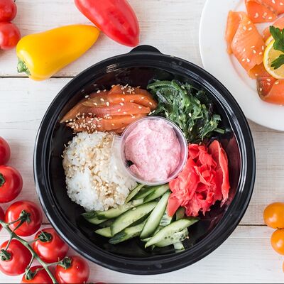 Поке с форелью в За плетнём по цене 459 ₽