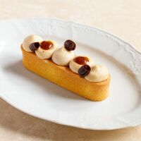 Тарталетка с белыми грибами и ореховым пралине в Brioche