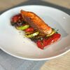 Стейк из лосося с овощами гриль в Фарш по цене 1150