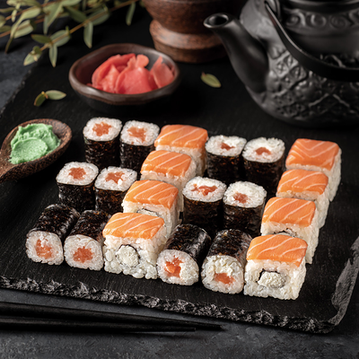 Фуд Студенческий сет в Food Low Cost Sushi по цене 865 ₽