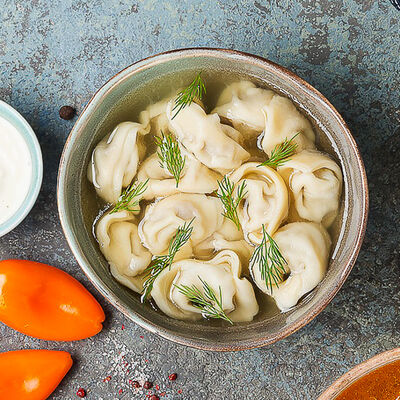 Суп Чучвара-шурпа в Двор Помидор по цене 360