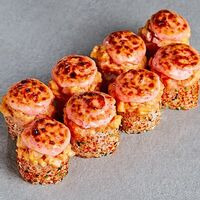 Запеченный с лососем и креветкой в Kimi food