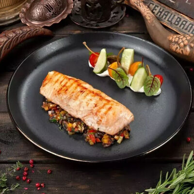 Семга с овощным соте в Генацвале на Арбате - грузинский ресторан по цене 2020 ₽