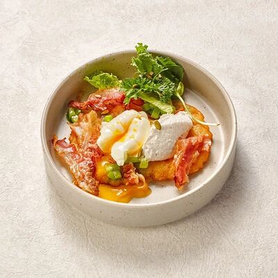 Драники с беконом в Пеперончино по цене 545 ₽