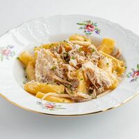 С курицей и грибами в Parmesano