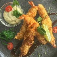 Креветки темпура в Impasta Cafe