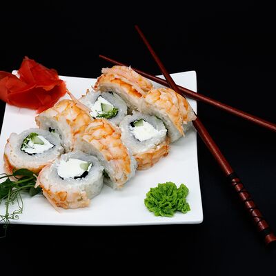 Филадельфия с креветкойв Тай По по цене 770 ₽