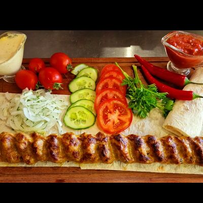 Люля-кебаб из говядины в Мангал №1 по цене 490 ₽