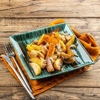 Картофель, жаренный с грибами в Сириус