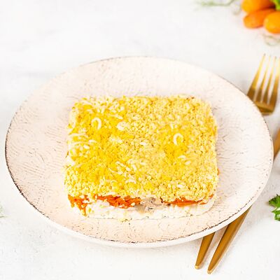 Мимоза салат в У Палыча. С пылу, с жару! по цене 418 ₽