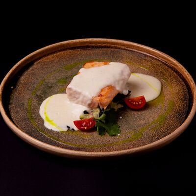 Стейк из лосося в сливочном соусе в Кабуки по цене 690