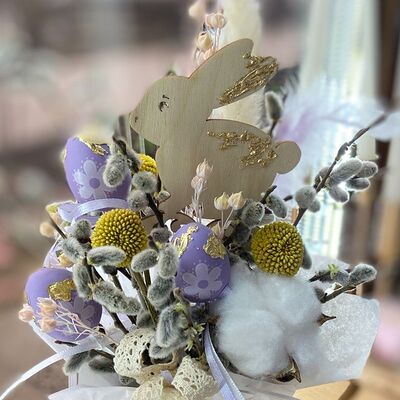  Пасхальная композиция сухоцветыв Джем по цене 1500 ₽