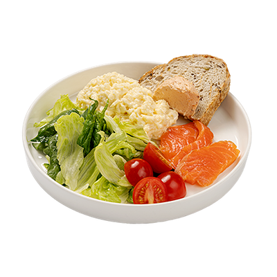 Сытный завтрак с лососем в Академия Кофе по цене 700 ₽