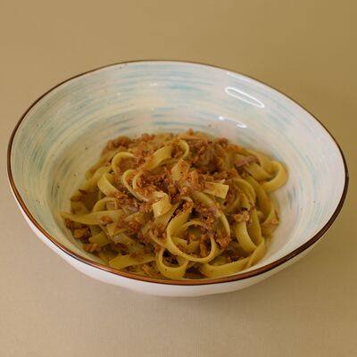 Тальятелле с томлёным мясом в Пряный Тимьян по цене 635 ₽