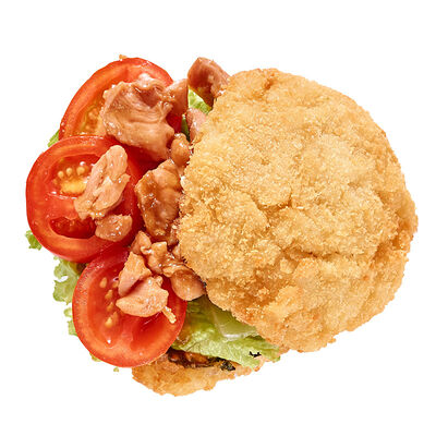 Японский бургер с курицей в PokeWoke по цене 400 ₽