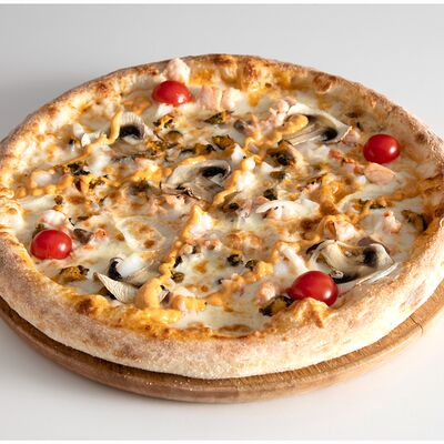 Пицца Том ям с курицей в ЧиллМил по цене 1079 ₽