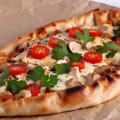 С курицей и томатами в Пирог за часок по цене 970