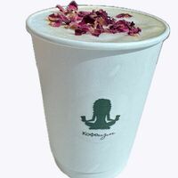 Латте цветочный в Кофеизм