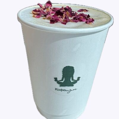 Латте цветочный в Кофеизм по цене 430 ₽