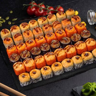 Ассорти сет Grand Барский Имперский Нияма в Веселый Самурай Sushi Premium по цене 3850 ₽