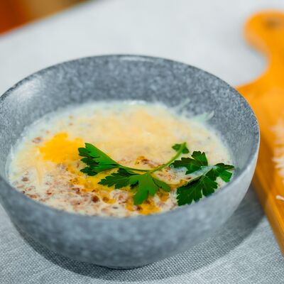 Гречневая каша с пармезаном в Есть на море по цене 425 ₽