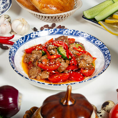 Острый салат в Самарканд PLOVE CENTER по цене 510 ₽