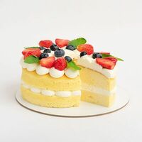 Торт Japcake классический с ягодами в Japcake японские чизкейки