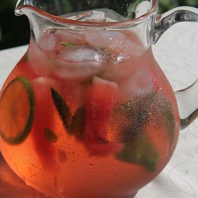 Арбузный лимонад собственного приготовления в Мансарда по цене 600 ₽