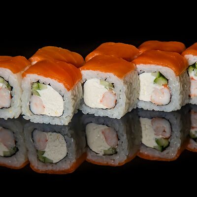 Филадельфия лайт с креветкой в Марко пицца по цене 760 ₽