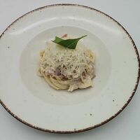 Карбонара в Кафе Сербской кухни Шеff