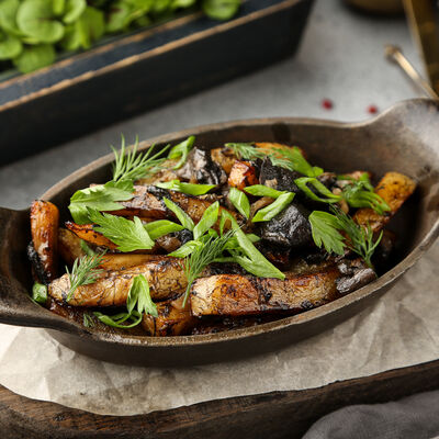 Жареха из лесных грибов в Double по цене 250